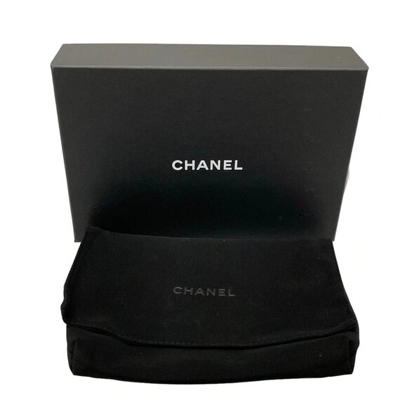 Auth CHANEL Matelasse AP0250 Light Blue White Multi Denim Other Style Wallet - Picture 13 of 14